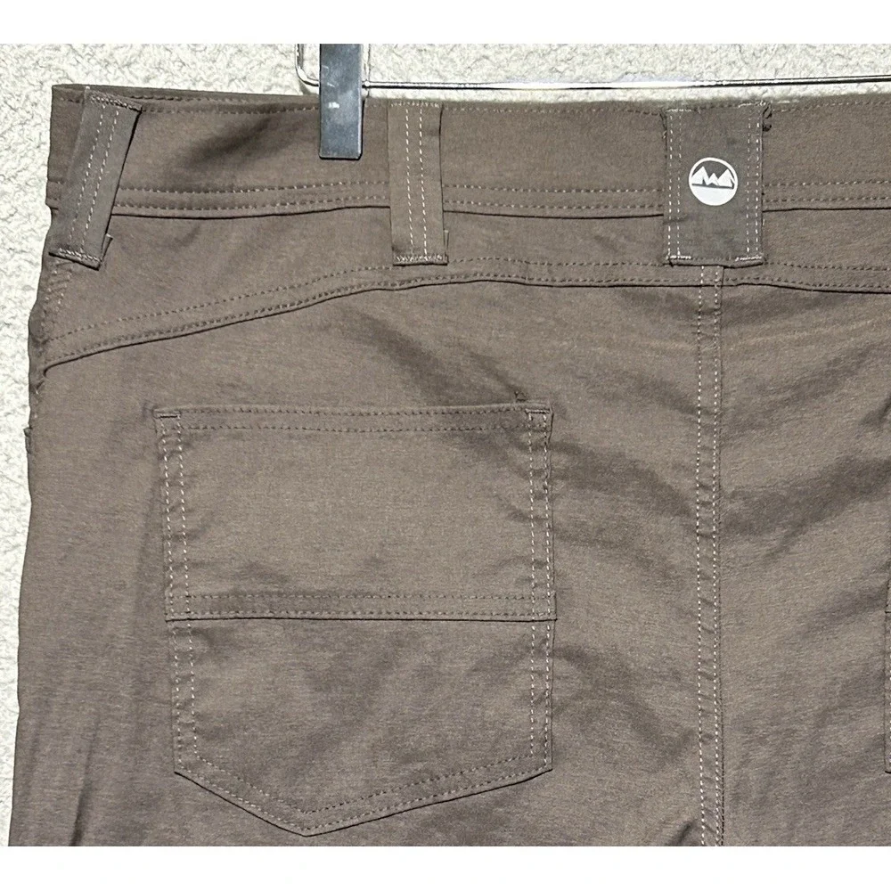 New Wrangler Mens 42X30 Outdoor Fleece Lined All Terrain Pant Flex Waistband‎